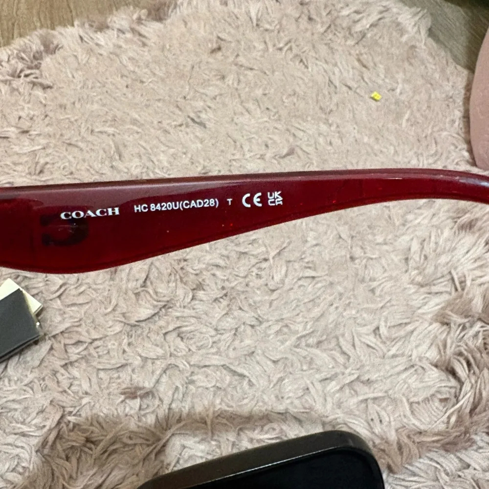 Coach Burgundy Sunglasses - Picture 6 of 7